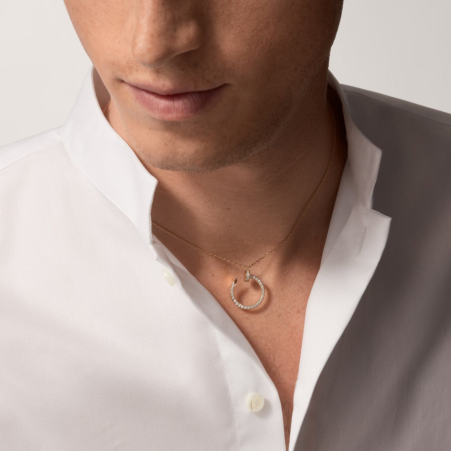 [ELAN LUXE]JUSTE NECKLACE FULL DIAMOND