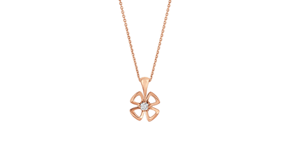 [ELAN LUXE]FIOREVER NECKLACE DIAMOND CENTER