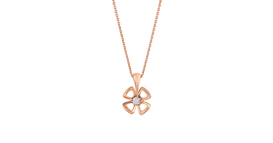 [ELAN LUXE]FIOREVER NECKLACE DIAMOND CENTER