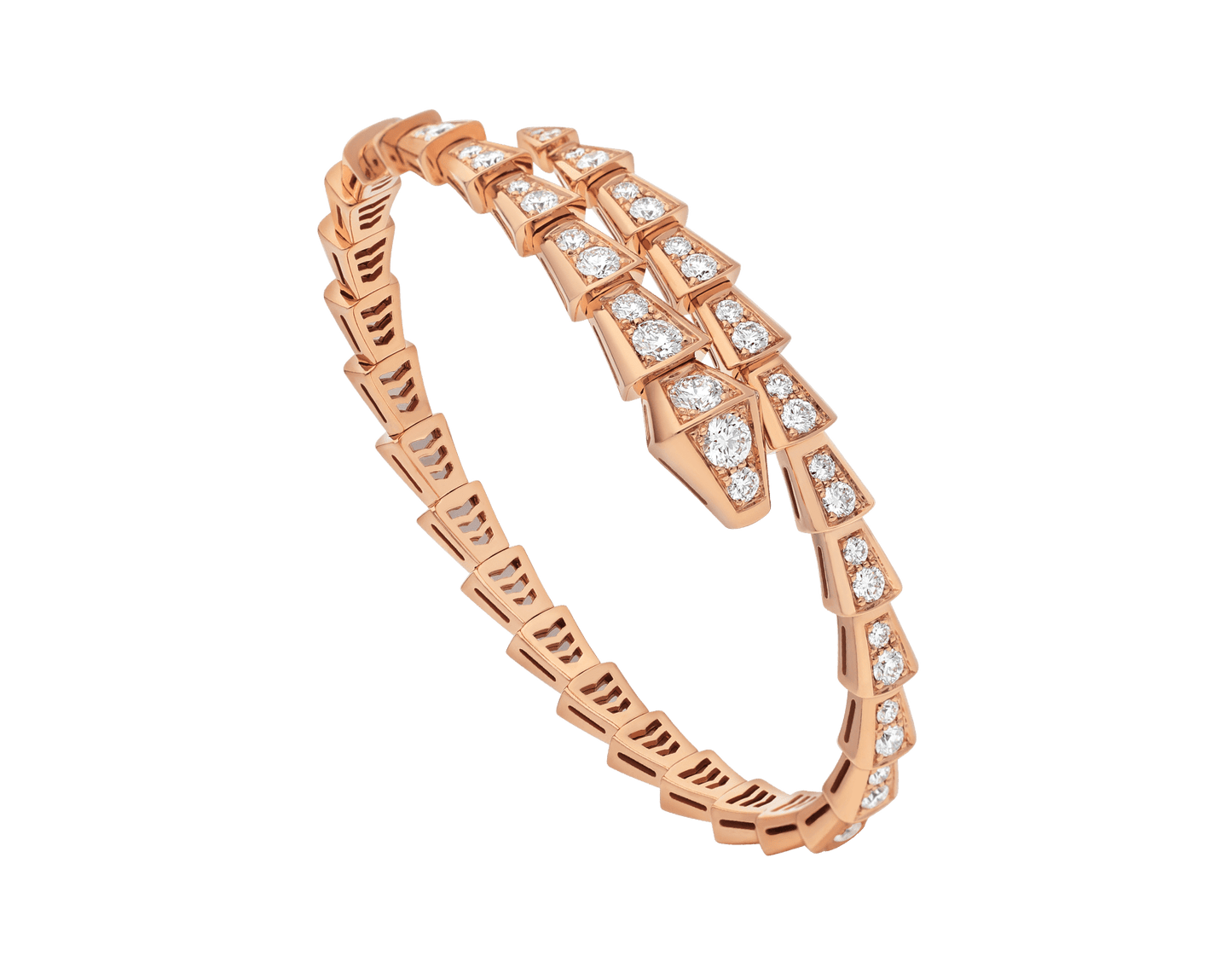[ELAN LUXE]SERPENTI BRACELET 6.8MM PINK GOLD DIAMOND