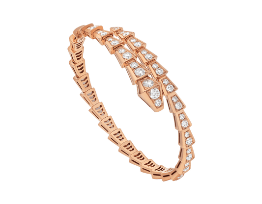 [ELAN LUXE]SERPENTI BRACELET 6.8MM PINK GOLD DIAMOND
