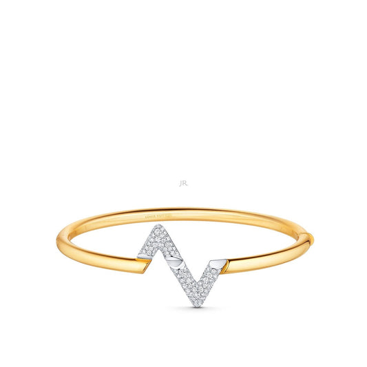 [ELAN LUXE]VOLTE UPSITE DOWN GOLD DIAMOND BRACELET