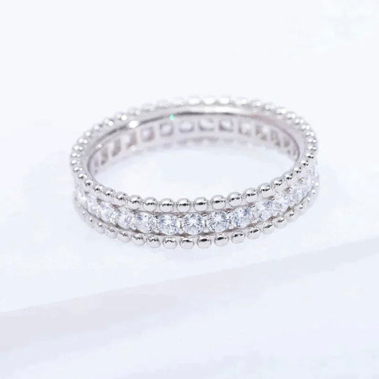 [ELAN LUXE]PERLEE DIAMOND SILVER RING