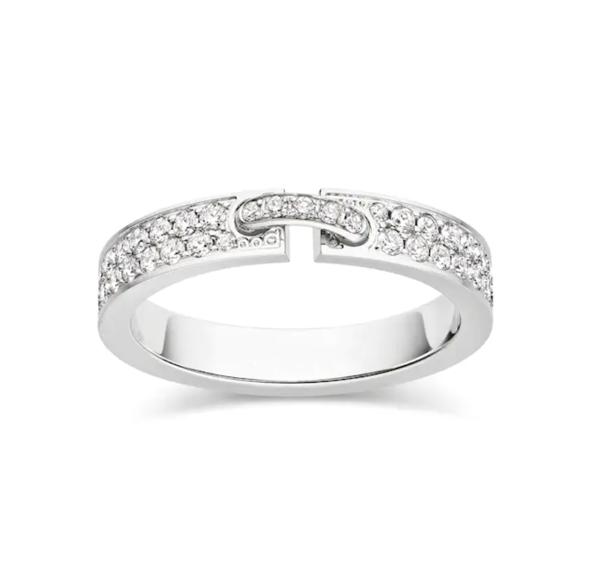 [ELAN LUXE]ALLIANCE LIENS VIDENCE PAVED DIAMOND 4MM RING