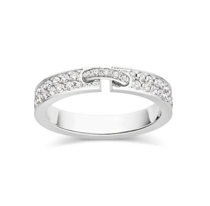[ELAN LUXE]ALLIANCE LIENS VIDENCE PAVED DIAMOND 4MM RING