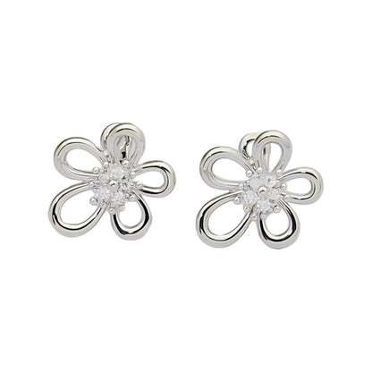 [ELAN LUXE] FLOWERLACE EARRING 5 DIAMONDS