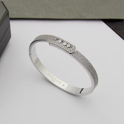 [ELAN LUXE]Move Noa Full Pav Diamond Bangle Bracelet