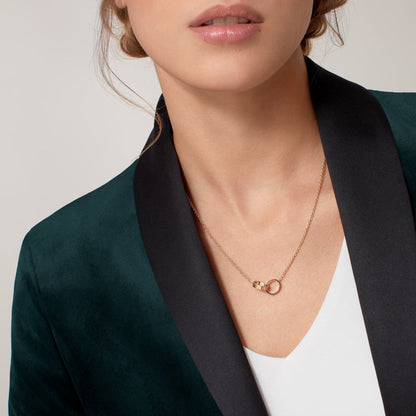[ELAN LUXE]LOVE DOUBLE RING NECKLACE