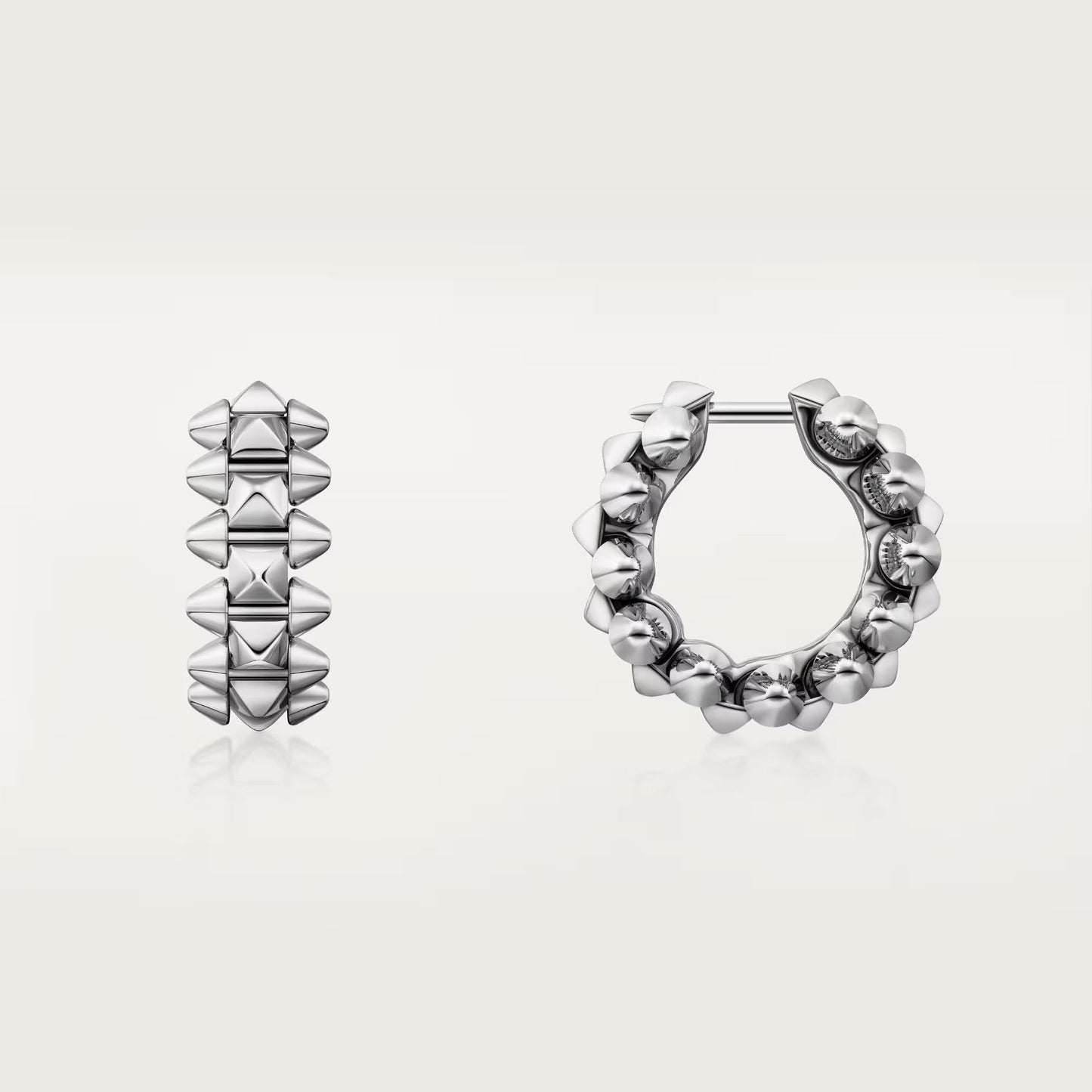 [ELAN LUXE]CLASH MINI HOOP EARRINGS