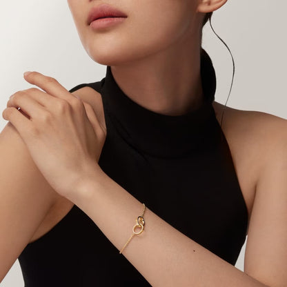 [ELAN LUXE]LOVE BRACELET DOUBLE RING