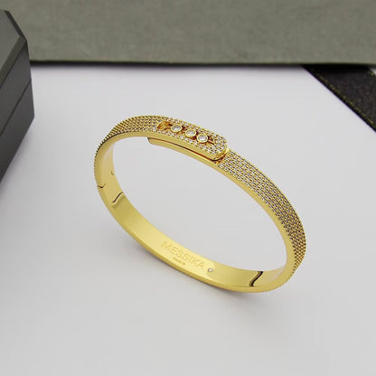 [ELAN LUXE]Move Noa Full Pav Diamond Bangle Bracelet