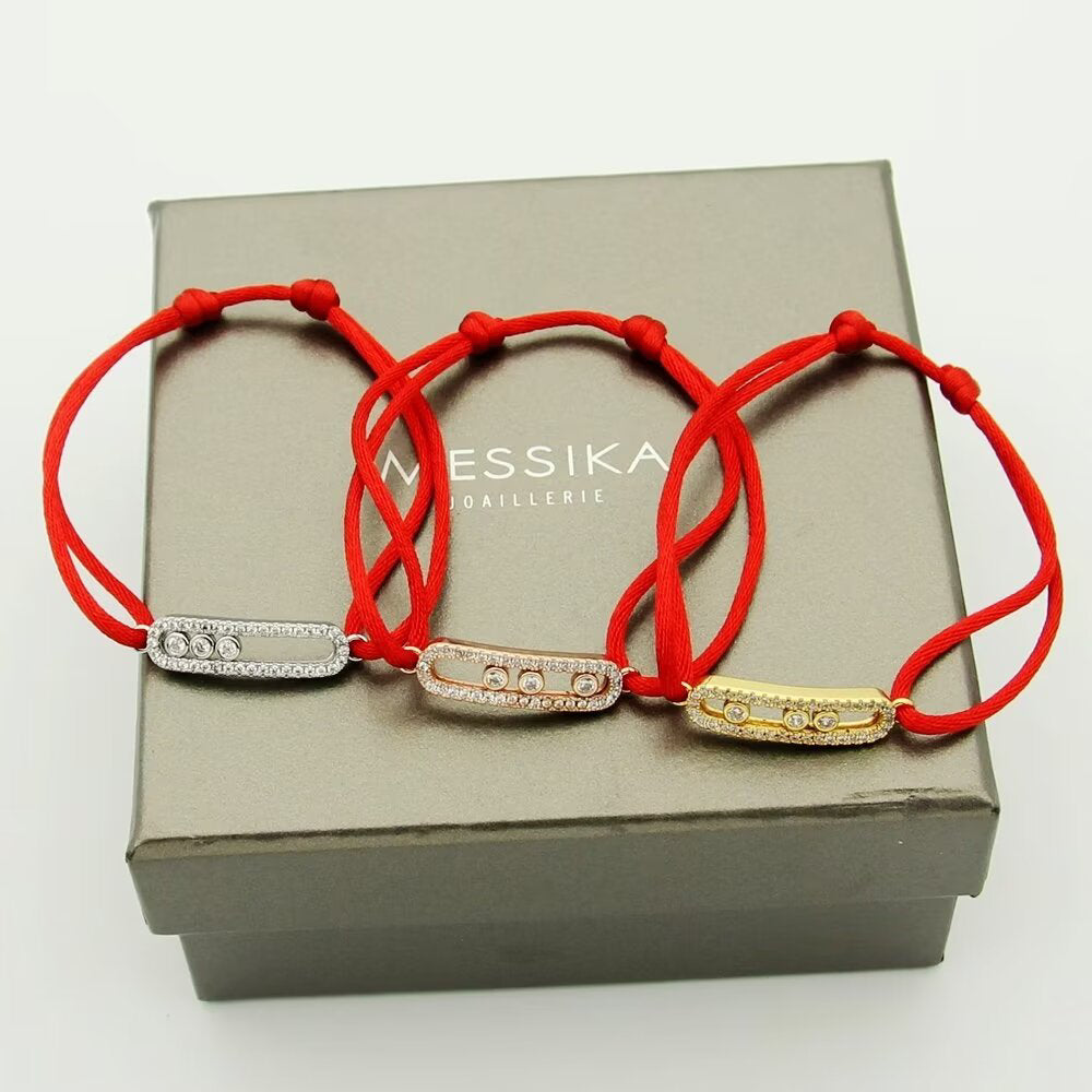 [ELAN LUXE]Messika Care(s) pink cord pav bracelet