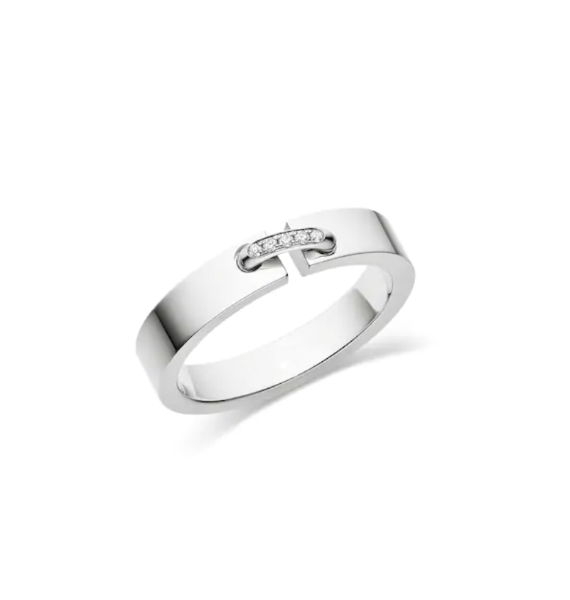 [ELAN LUXE]ALLIANCE LIENS VIDENCE DIAMOND 4MM RING