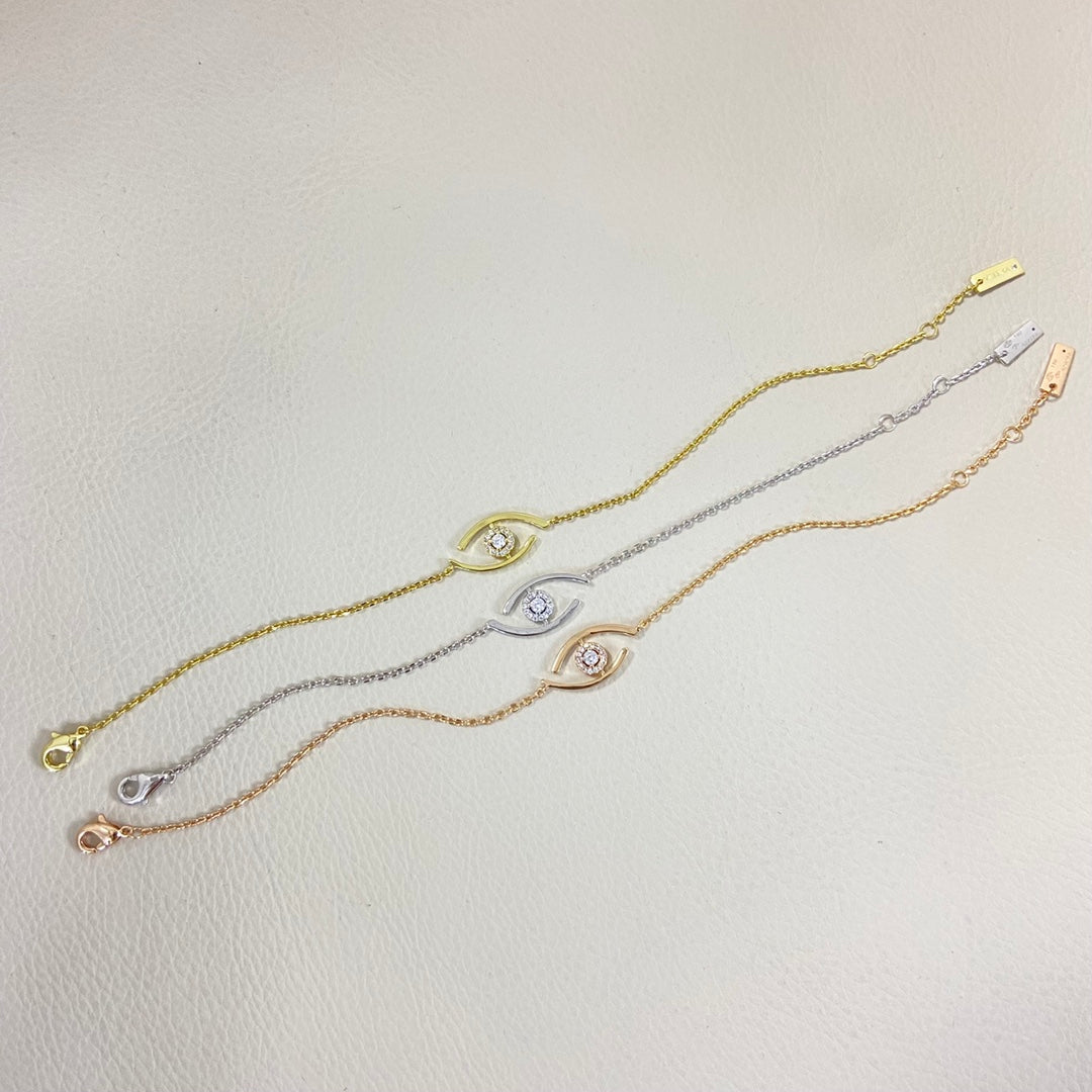 [ELAN LUXE]Lucky Eye Pave-Set Diamond Bracelet