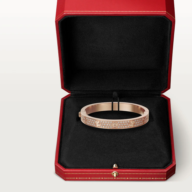 [ELAN LUXE]LOVE BRACELET 6.1MM DIAMOND-PAVED