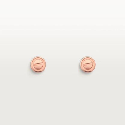 [ELAN LUXE]LOVE EARRINGS PINK GOLD 10MM