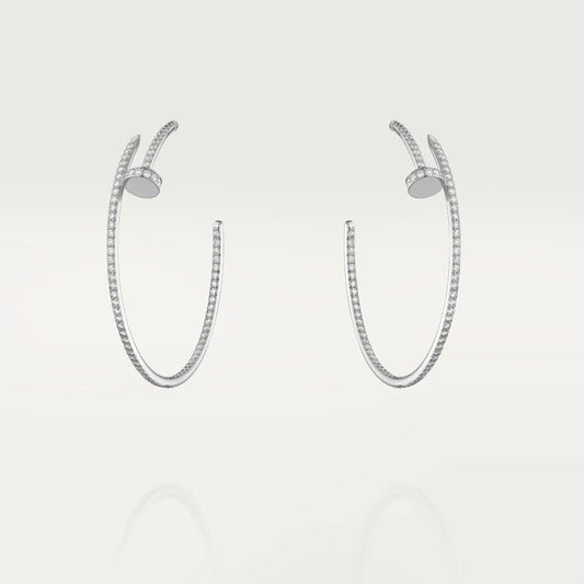 [ELAN LUXE]JUSTE EARRINGS FULL DIAMONDS 1.8MM