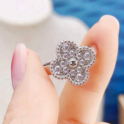 [ELAN LUXE]CLOVER DIAMOND RING