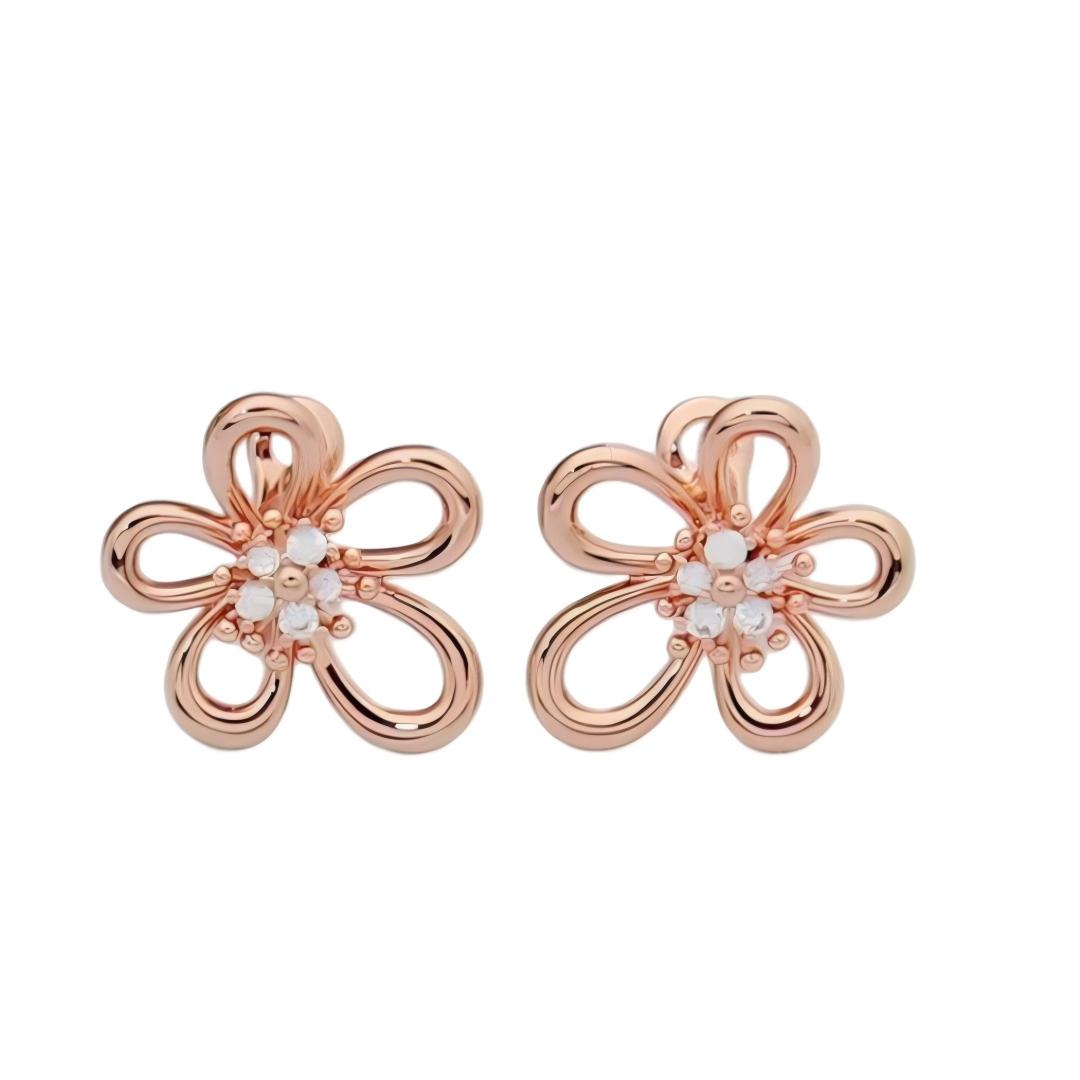 [ELAN LUXE] FLOWERLACE EARRING 5 DIAMONDS
