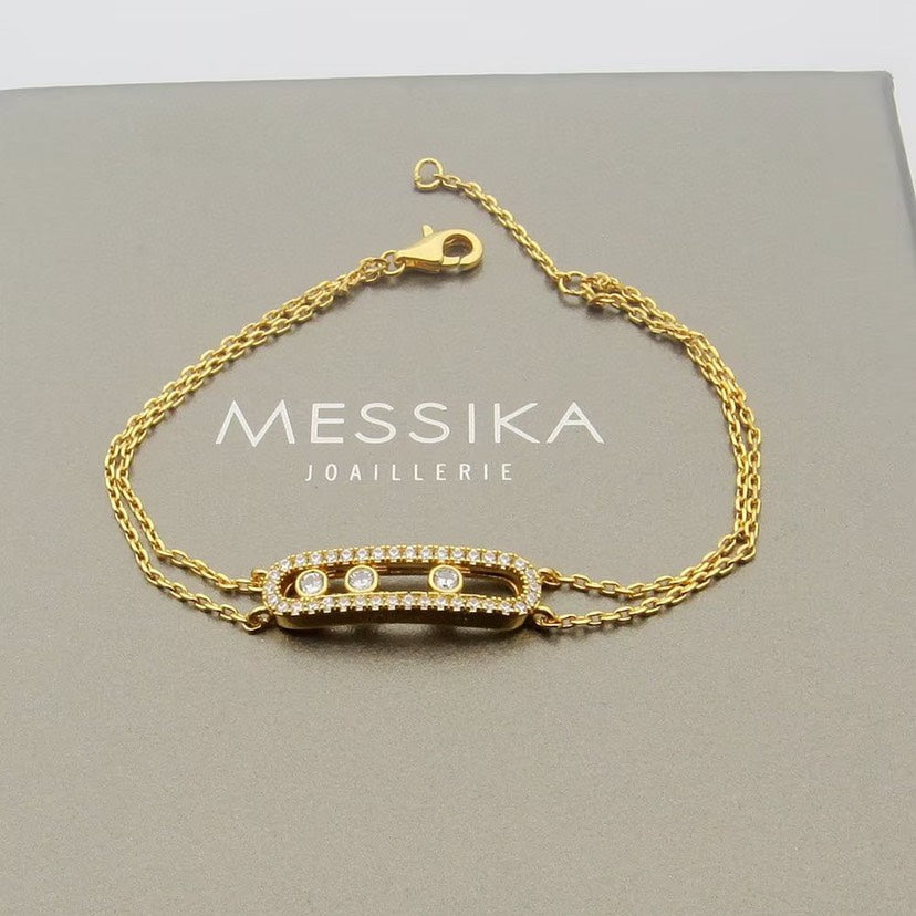 [ELAN LUXE] Move Classique pav bracelet
