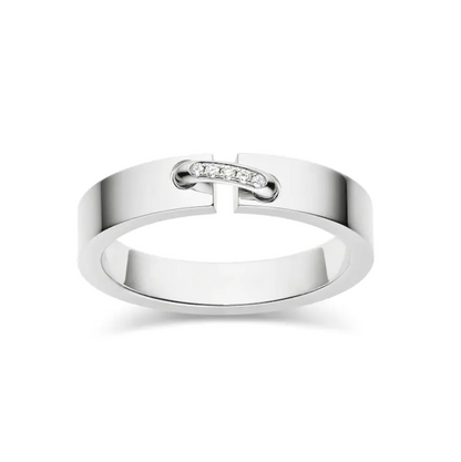 [ELAN LUXE]ALLIANCE LIENS VIDENCE DIAMOND 4MM RING