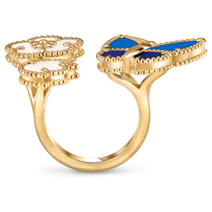 [ELAN LUXE]LUCKY SPRING BUTTERFLY OPEN-FACE RINGS