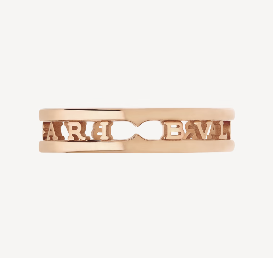 [ELAN LUXE]ZERO 1 ONE-BAND WITH OPENWORK LOGO SPIRAL RING
