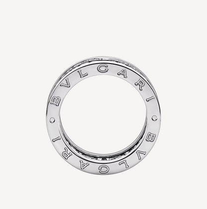 [ELAN LUXE]ZERO 1 WITH PAVED DIAMONDS ON THE SPIRAL RING