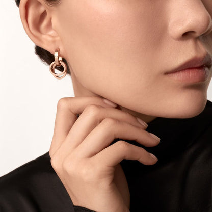 [ELAN LUXE]LOVE 3.3MM DANGLE EARRINGS