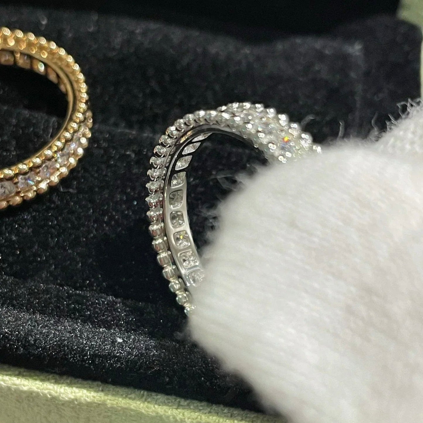 [ELAN LUXE]PERLEE DIAMOND ROSE GOLD RING