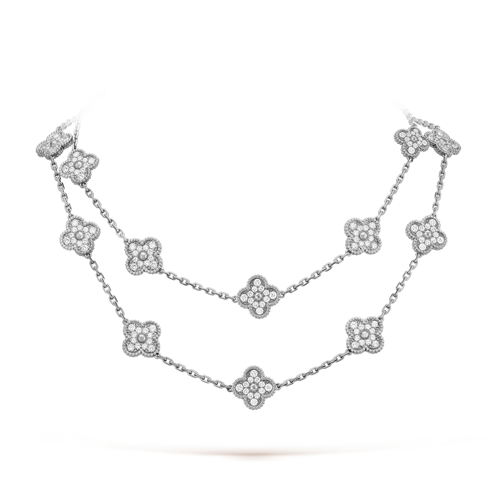 [ELAN LUXE]CLOVER 20 MOTIFS DIAMOND SILVER