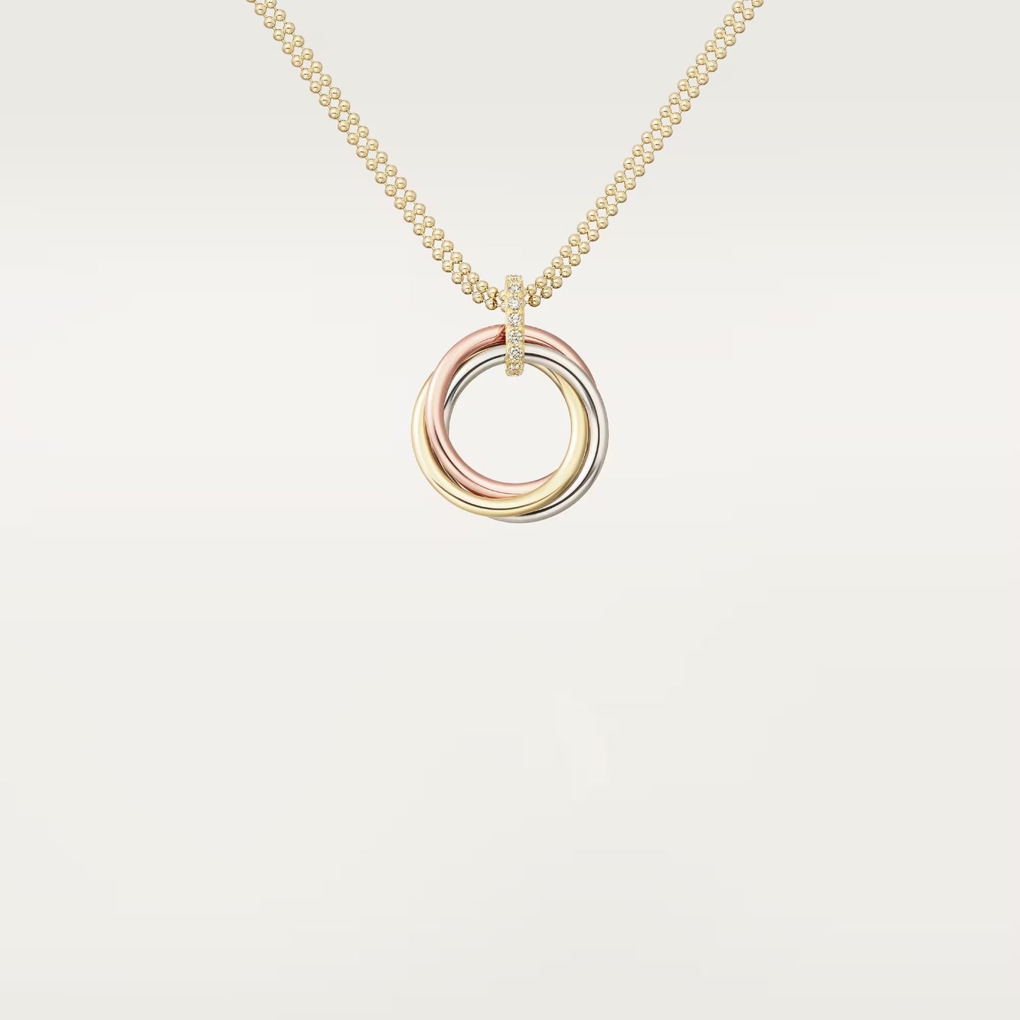[ELAN LUXE]TRINITY MEDIUM  DIAMONDS NECKLACE