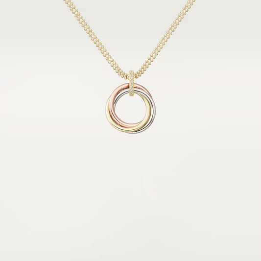 [ELAN LUXE]TRINITY MEDIUM  DIAMONDS NECKLACE