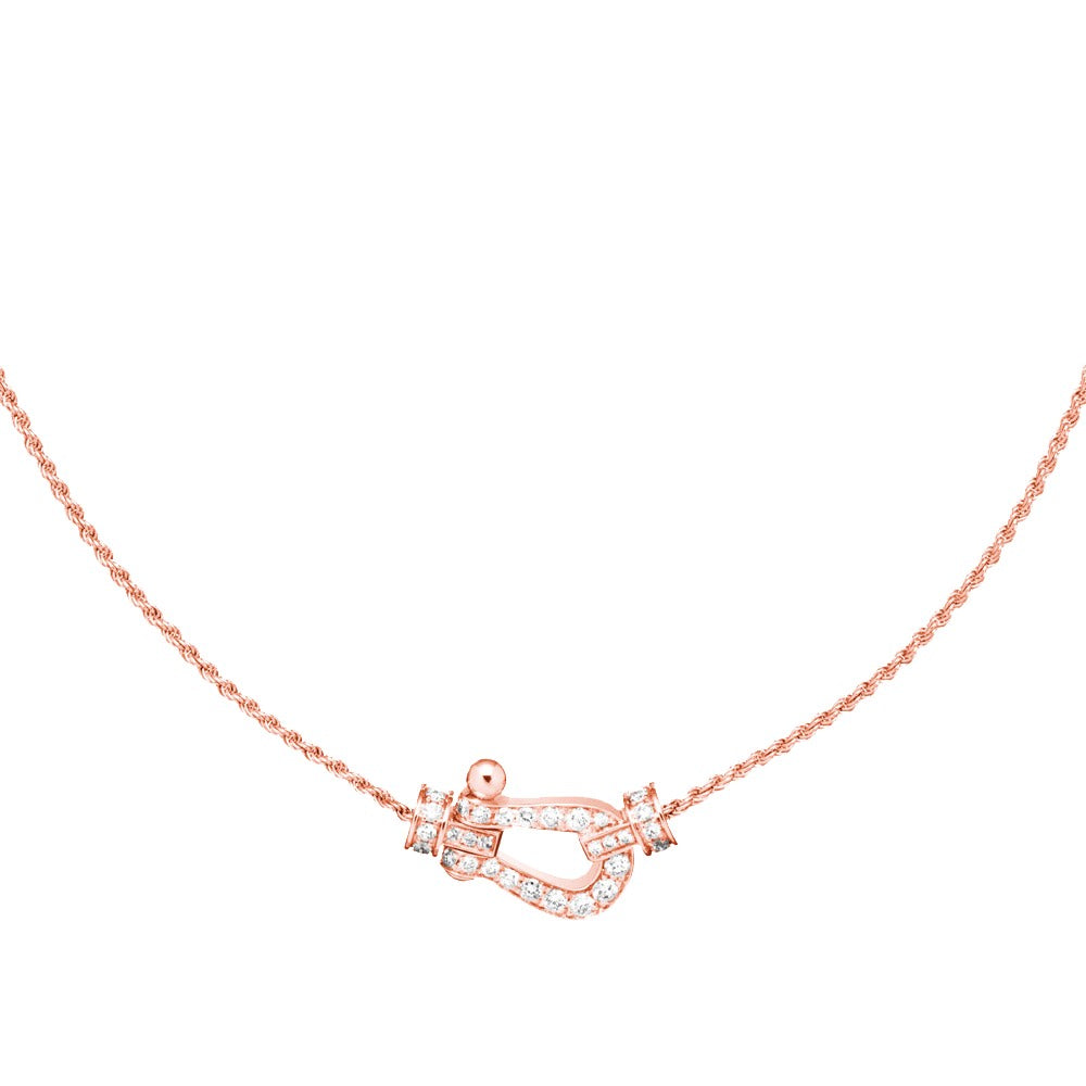 [ELAN LUXE]FORCE 10 PINK GOLD DIAMOND NECKLACE