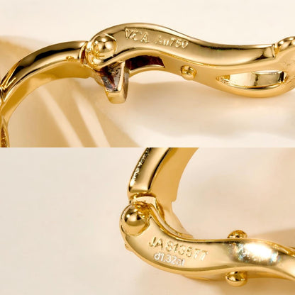 [ELAN LUXE] FLOWERLACE EARRING 5 DIAMONDS