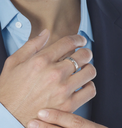 [ELAN LUXE]ALLIANCE LIENS VIDENCE 4MM RING