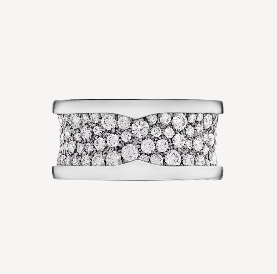 [ELAN LUXE]ZERO 1 WITH PAVED DIAMONDS ON THE SPIRAL RING