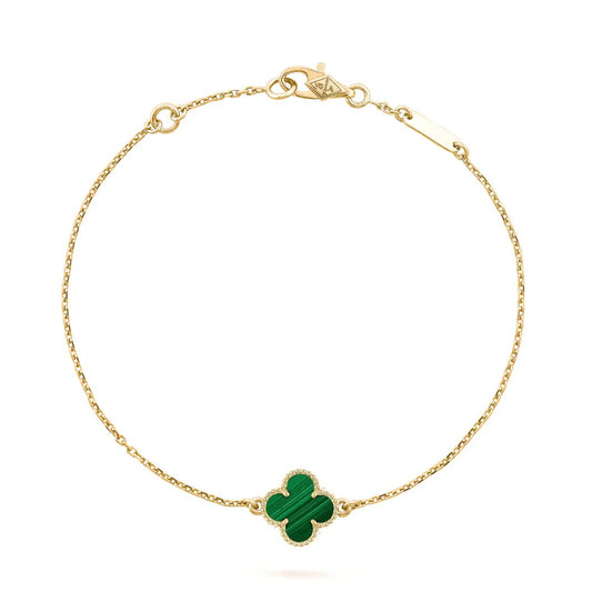 [ELAN LUXE]CLOVER BRACELET MALACHITE 1 MOTIF