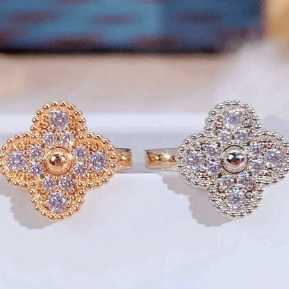 [ELAN LUXE]CLOVER DIAMOND RING