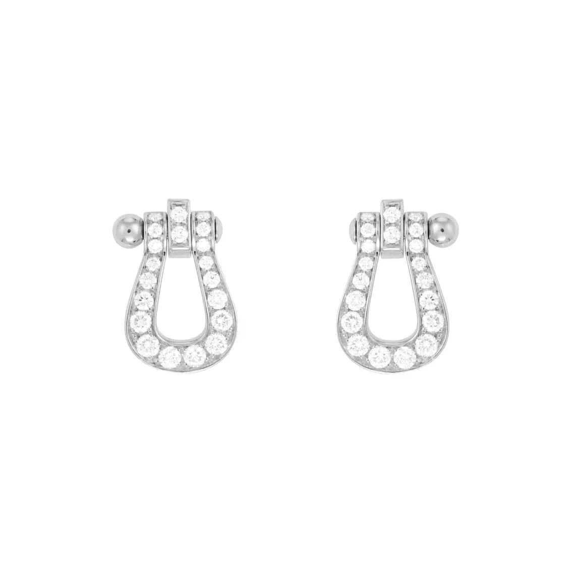 [ELAN LUXE]FORCE 10 FULL DIAMOND STUD EARRINGS MINI MODEL