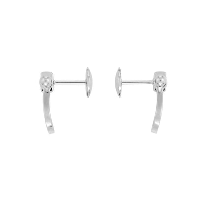 [ELAN LUXE]FORCE 10 FULL DIAMOND STUD EARRINGS MINI MODEL