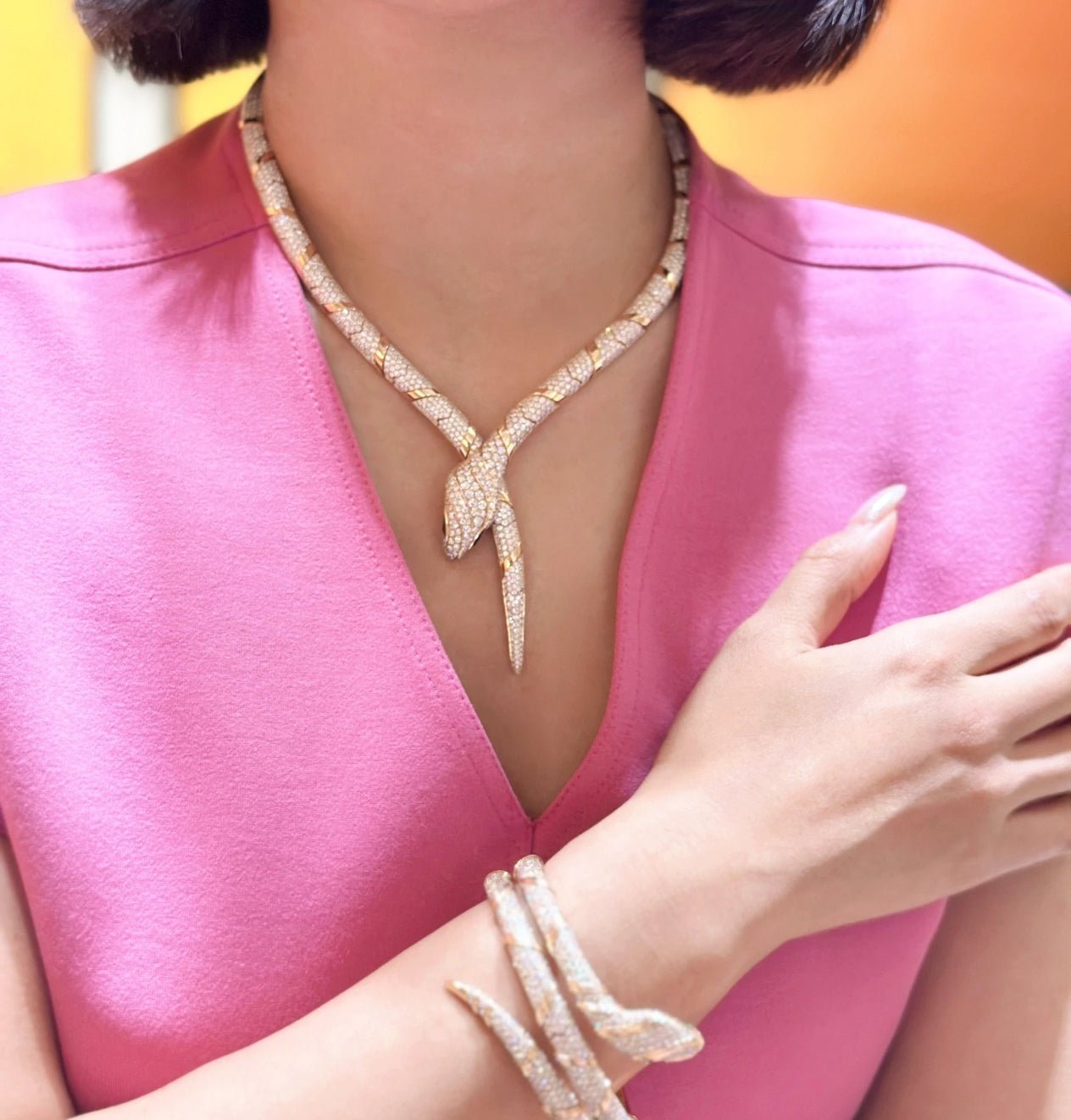 [ELAN LUXE]HAUTE COUTURE GOLD SERPENTI NECKLACE