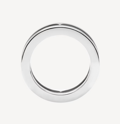 [ELAN LUXE]ZERO 1 ONE-BAND WITH OPENWORK LOGO SPIRAL RING