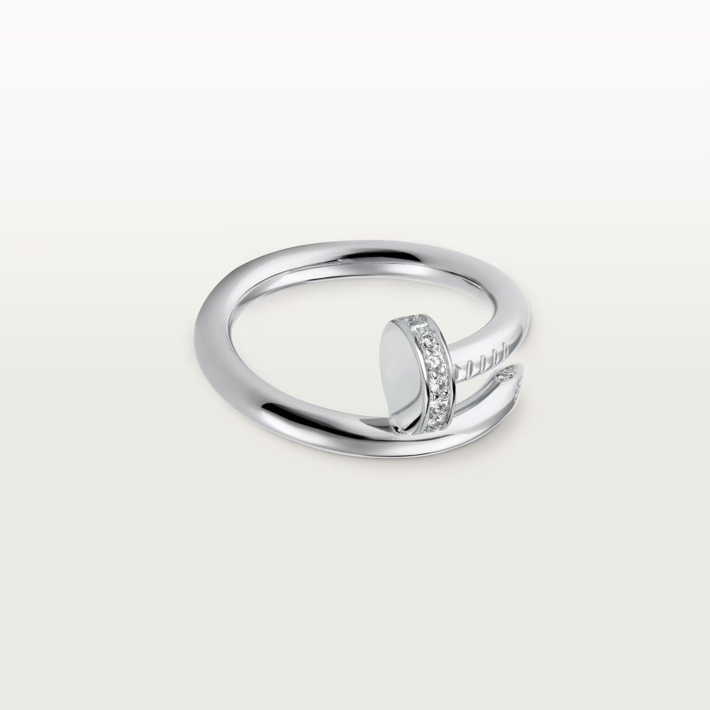 [ELAN LUXE]JUSTE RING 2.6MM HALF DIAMOND