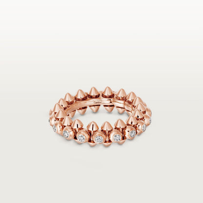 [ELAN LUXE]CLASH 6.8MM DIAMOND MEDIUM RING