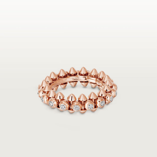 [ELAN LUXE]CLASH 6.8MM DIAMOND MEDIUM RING