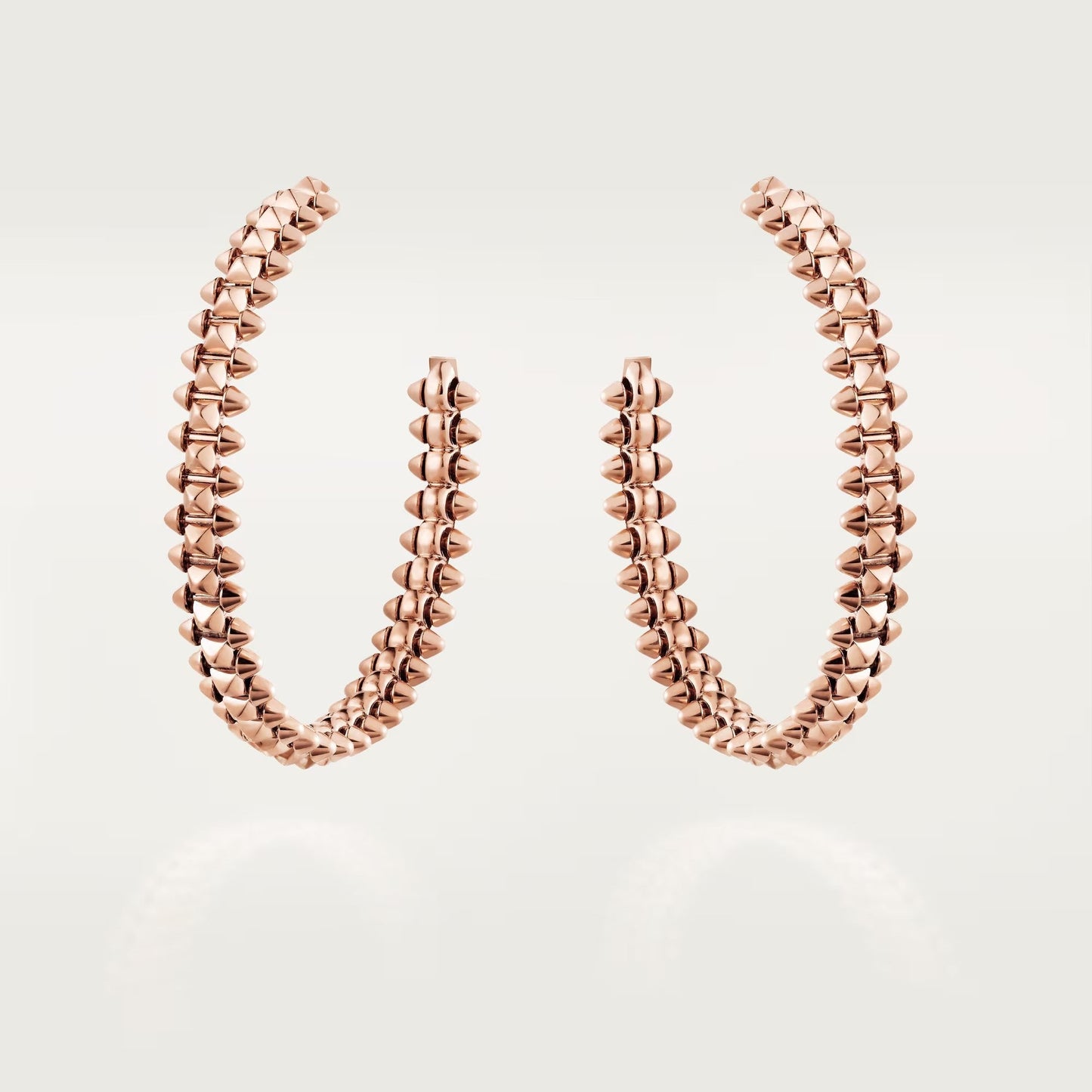 [ELAN LUXE]CLASH HOOP LARGE EARRINGS