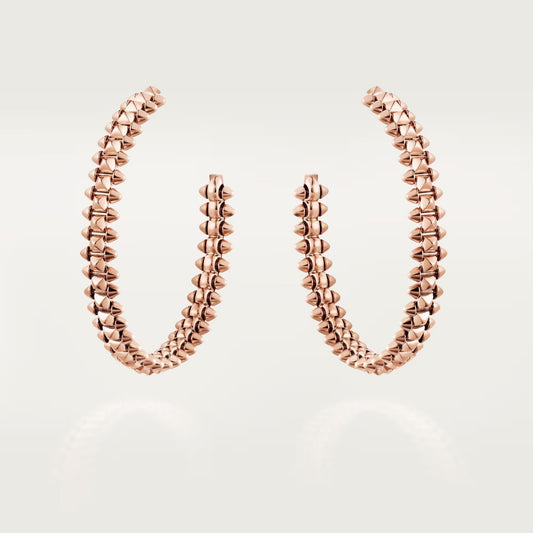 [ELAN LUXE]CLASH HOOP LARGE EARRINGS