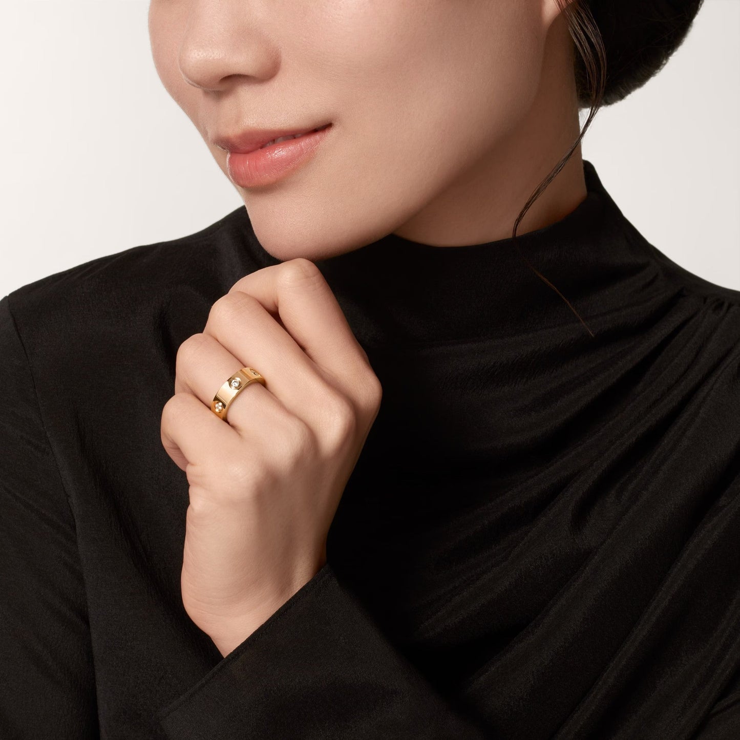 [ELAN LUXE]LOVE 5.5MM 6 DIAMOND RING