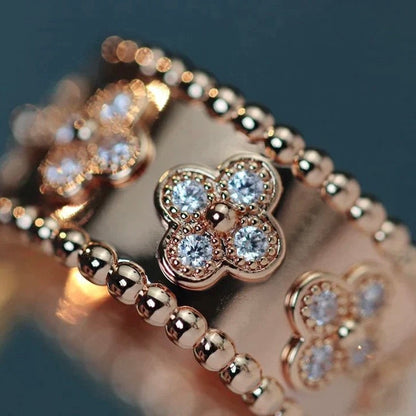 [ELAN LUXE]CLOVER KALEIDOSCOPE RING 10MM